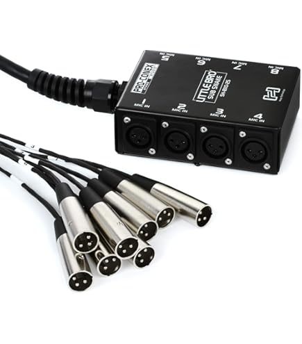 CANARE 16B2F1.2＋M202-16AT（10m） Amazon.com: AVBcable Canare Black 16 Channel Audio Snake